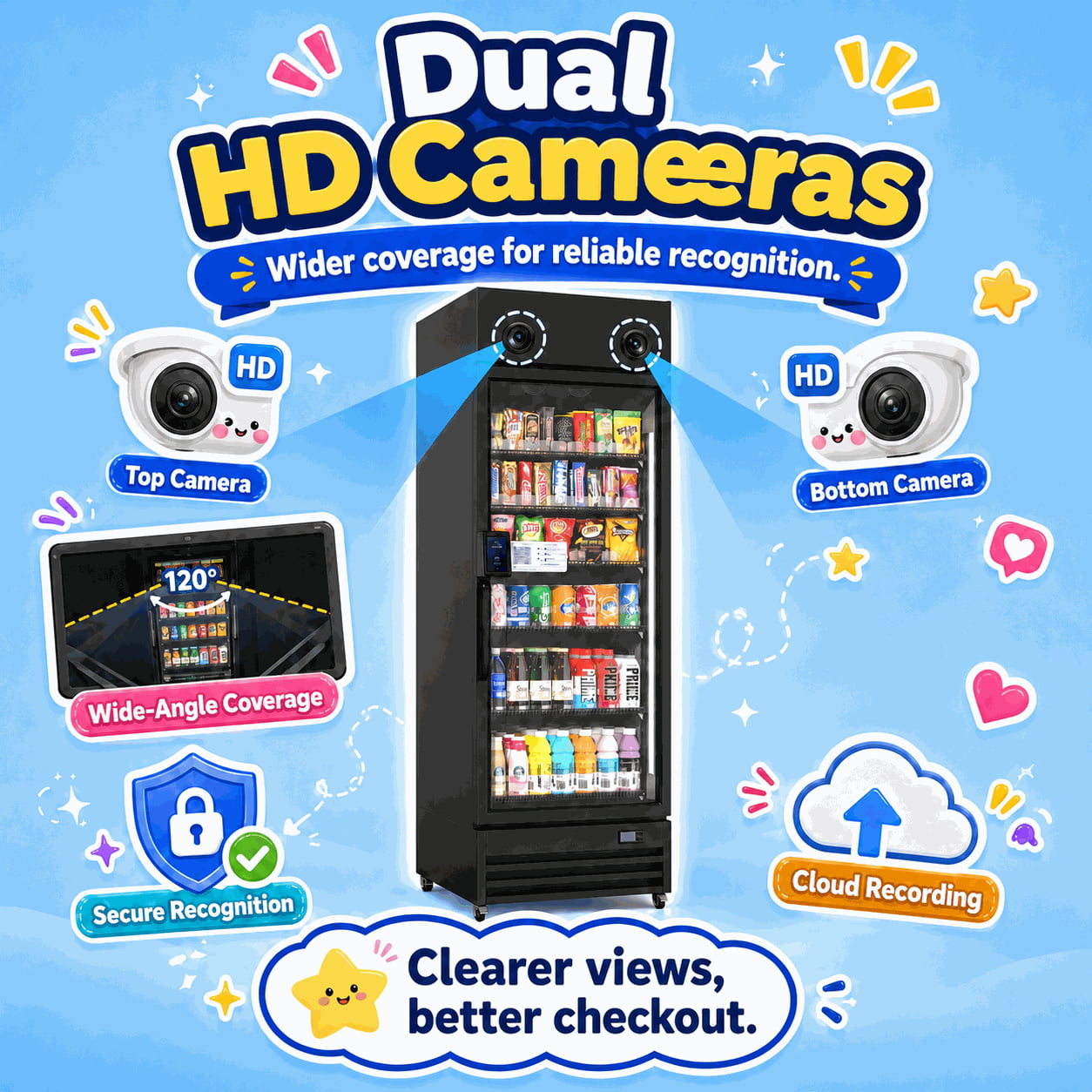 Dual HD cameras
