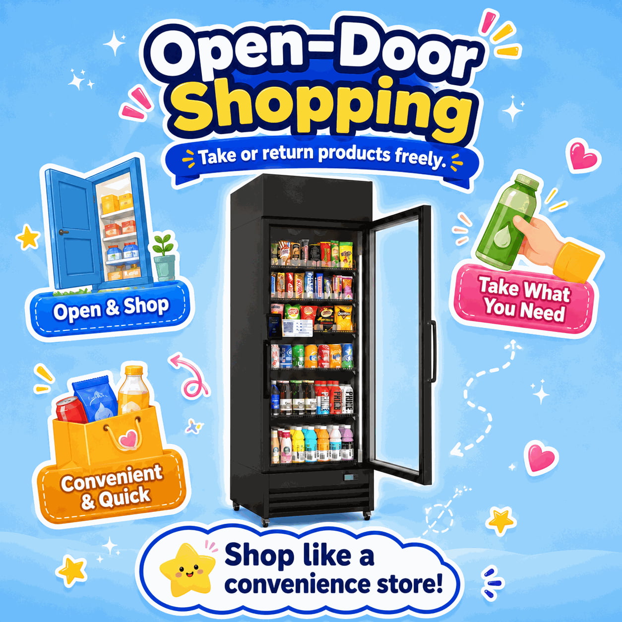 Open-door shopping