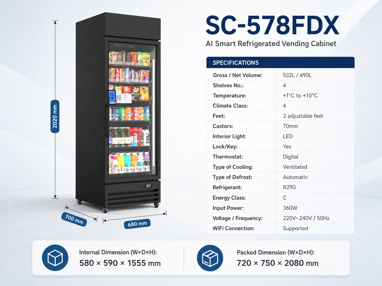 AI vending machine product introduction video cover