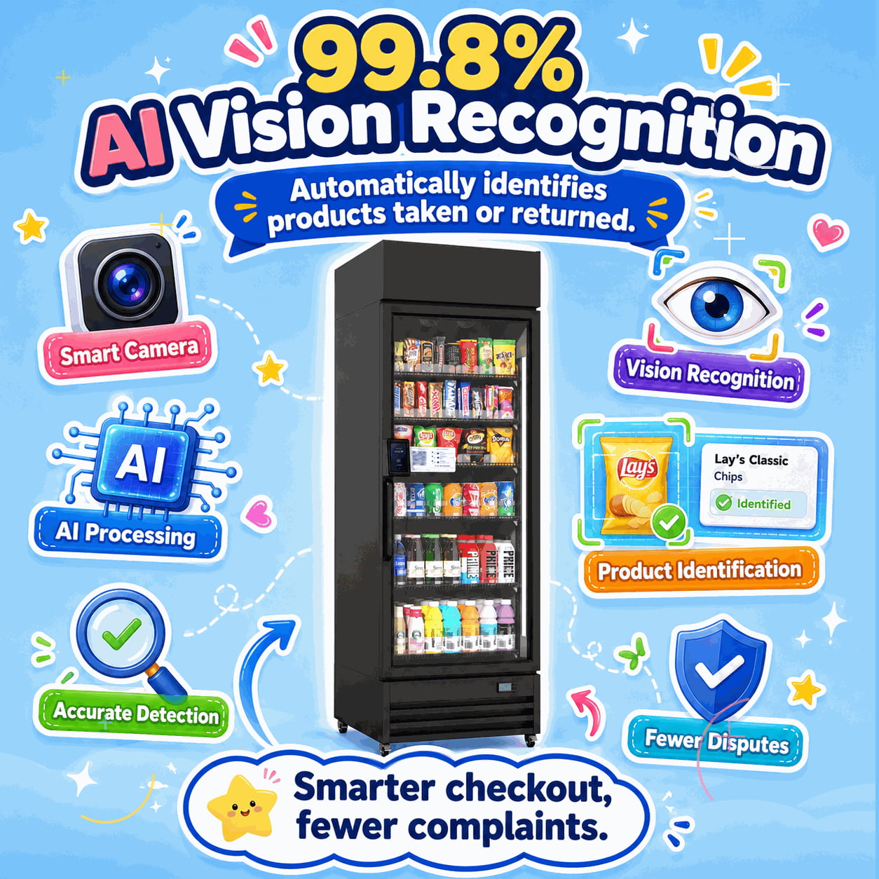 99.8% AI vision recognition