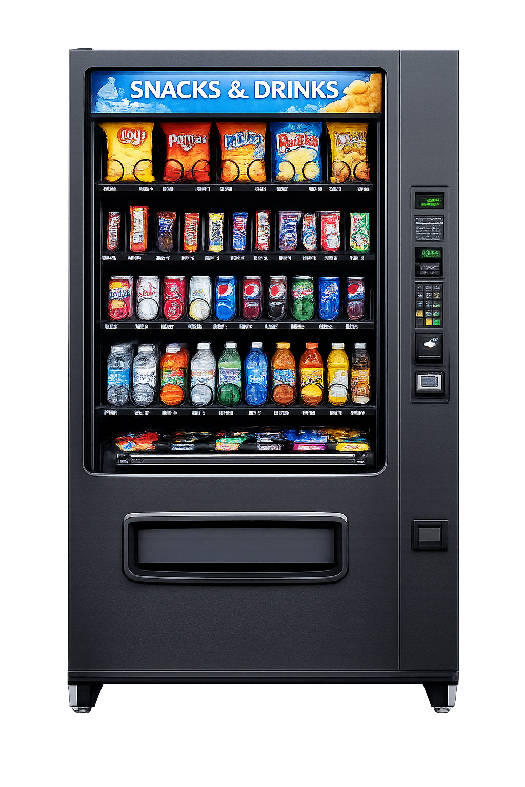 Traditional coil vending machine