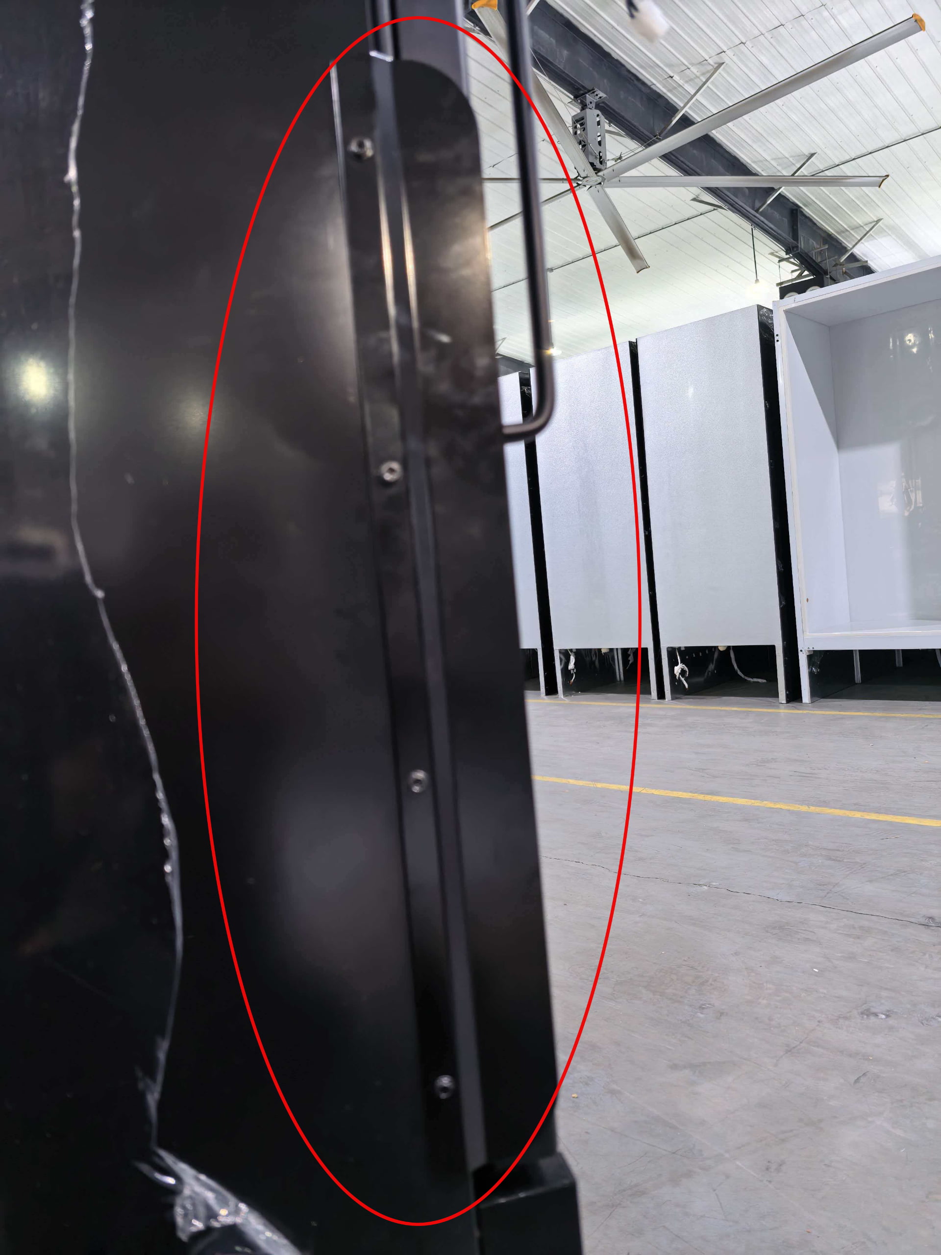 Anti-collision cabinet door