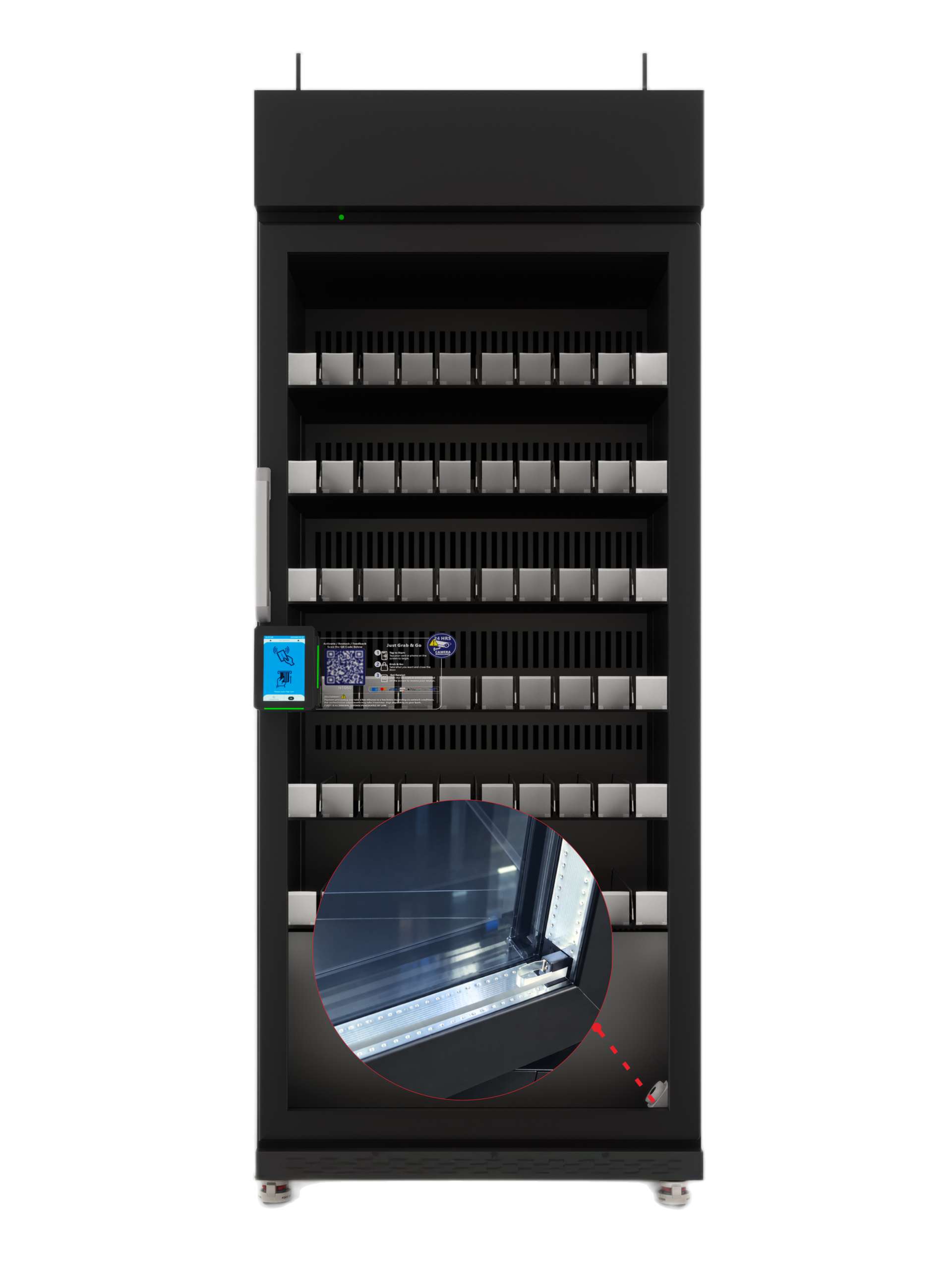 Double-Layer Heated Anti-Fog Glass Door